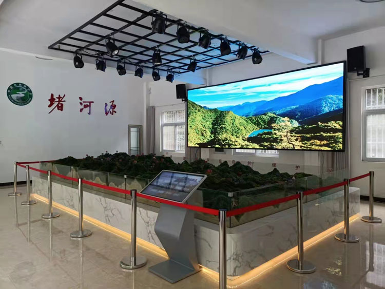 十堰市竹山堵河源自然保護區(qū)沙盤