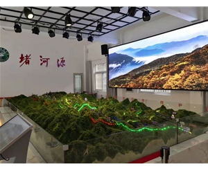 十堰市竹山堵河源自然保護(hù)區(qū)沙盤